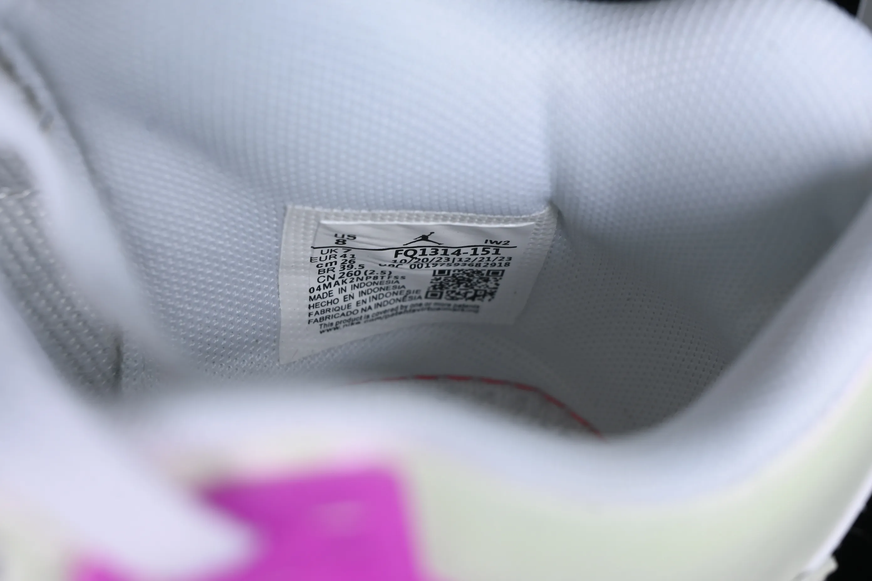 All categories Air Jordan Jordan series basketball shoes Air Jordan 4 Air Jordan 4 Retro "Hyper Violet" AJ4 Joe 4 Ultraviolet FQ1314-151